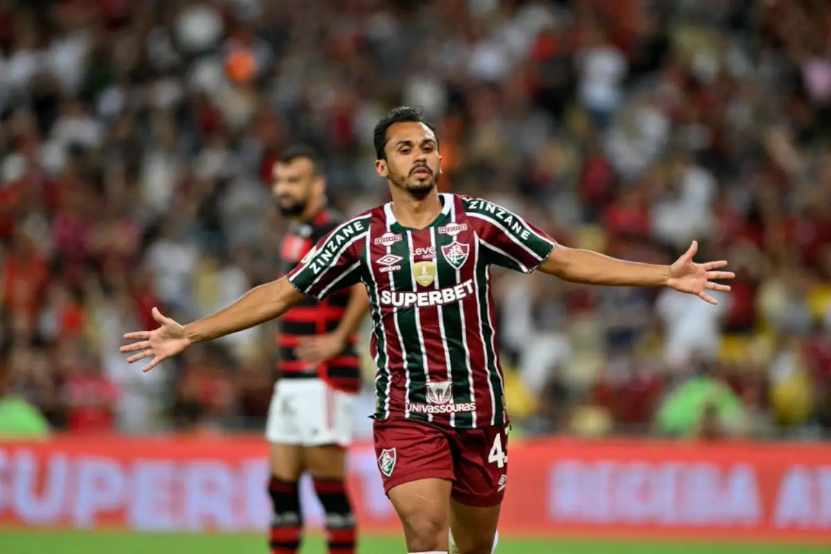 Lima abriu o placar no maracanã. Foto: Divulgação/GE