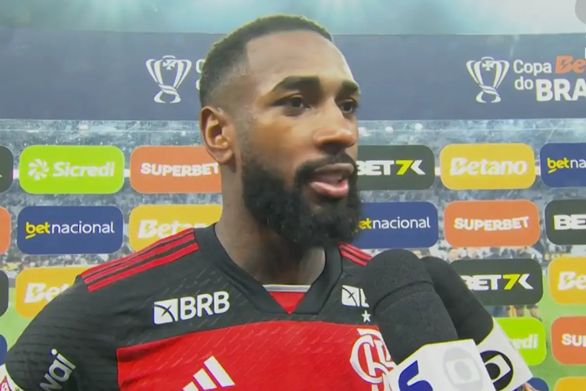 "Tivemos coragem e personalidade", Gerson define classificação do Flamengo contra o Corinthians