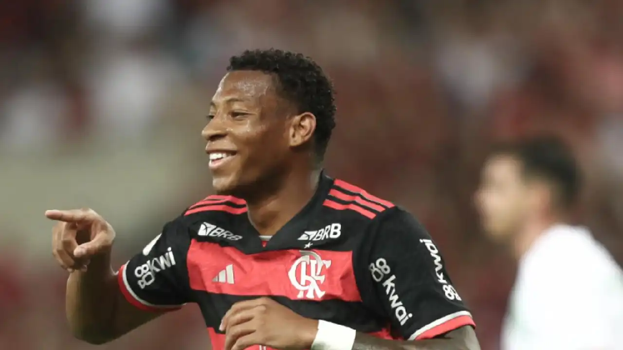 Gonzalo Plata promete dança em próxima comemoração de gol pelo Flamengo (Reprodução/ Flamengo)