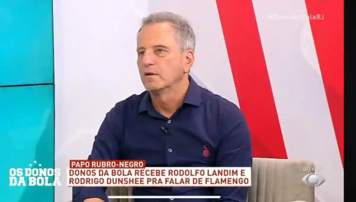 Presidente foi ao vivo no programa ( Foto/Donos da Bola ) 