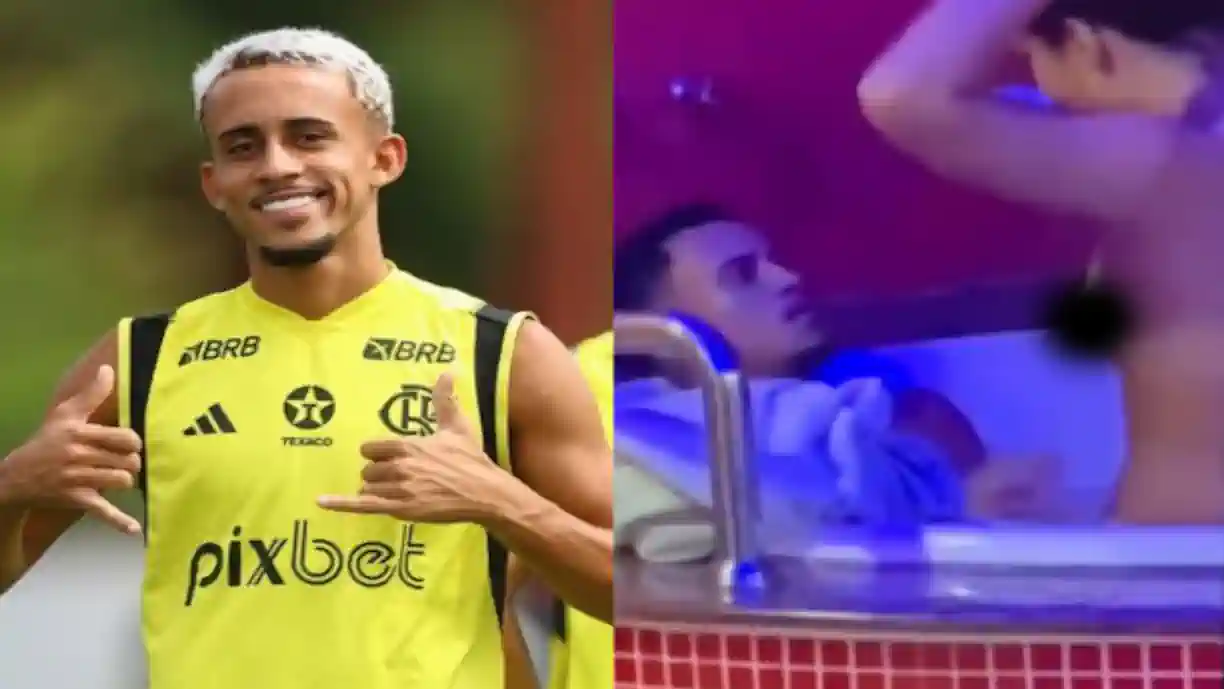 Imagens de Matheus Gonçalves com amante vazam na web (Foto: Reprodução)