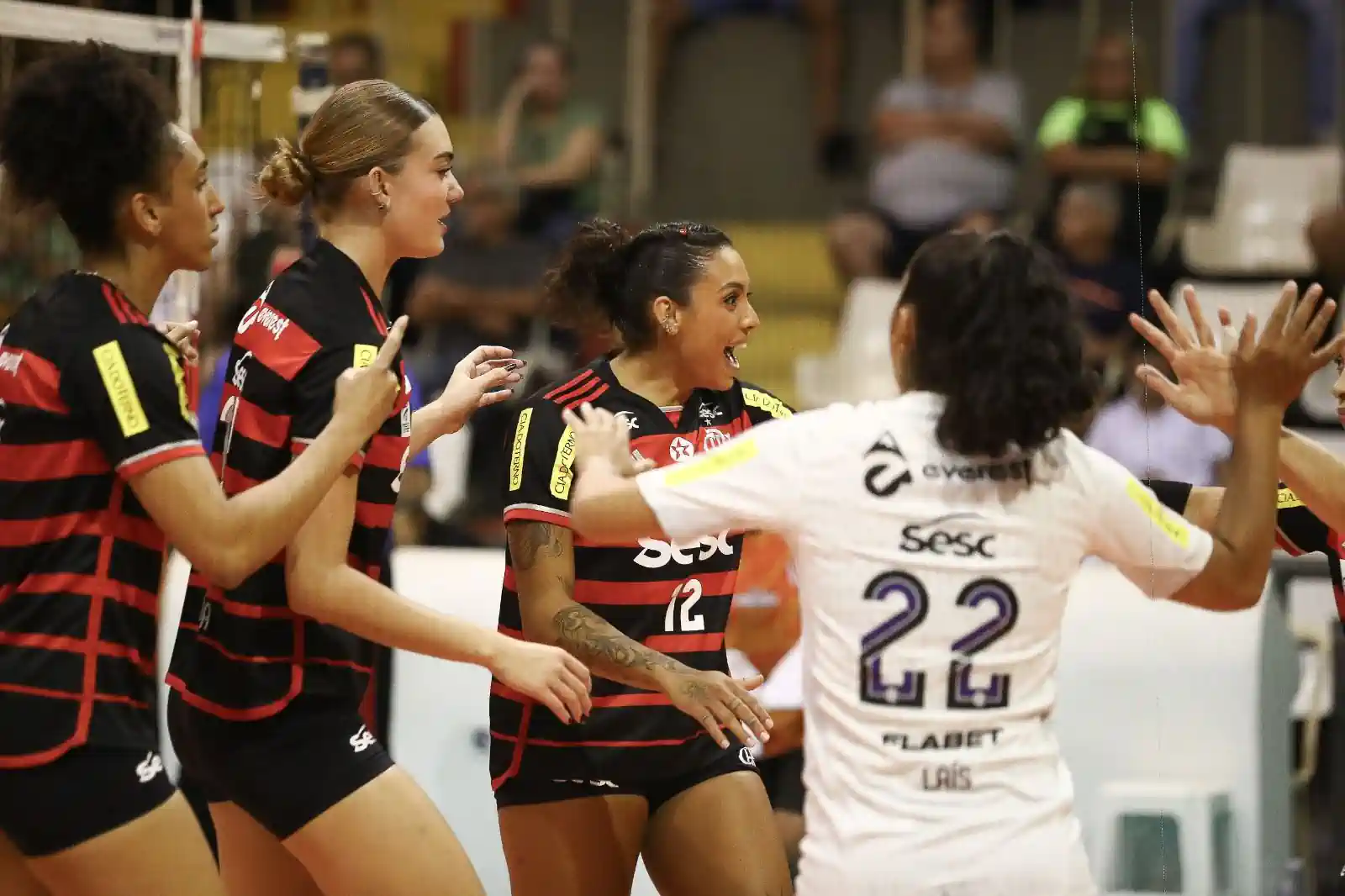 Sesc Flamengo achieves another great volleyball victory - photo: Reproduction