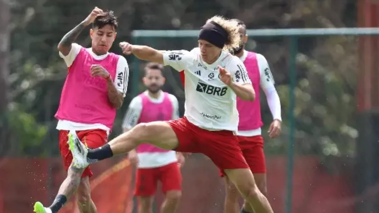 Pulgar, volante do Flamengo, busca renovação de contrato enquanto se destaca no time sob a liderança de Filipe Luís - foto: Flamengo