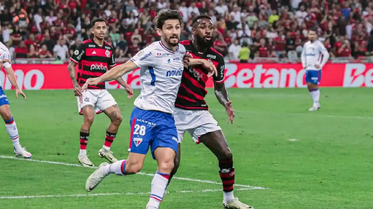 Flamengo encara o Fortaleza na Arena Castelão - foto: reprodução