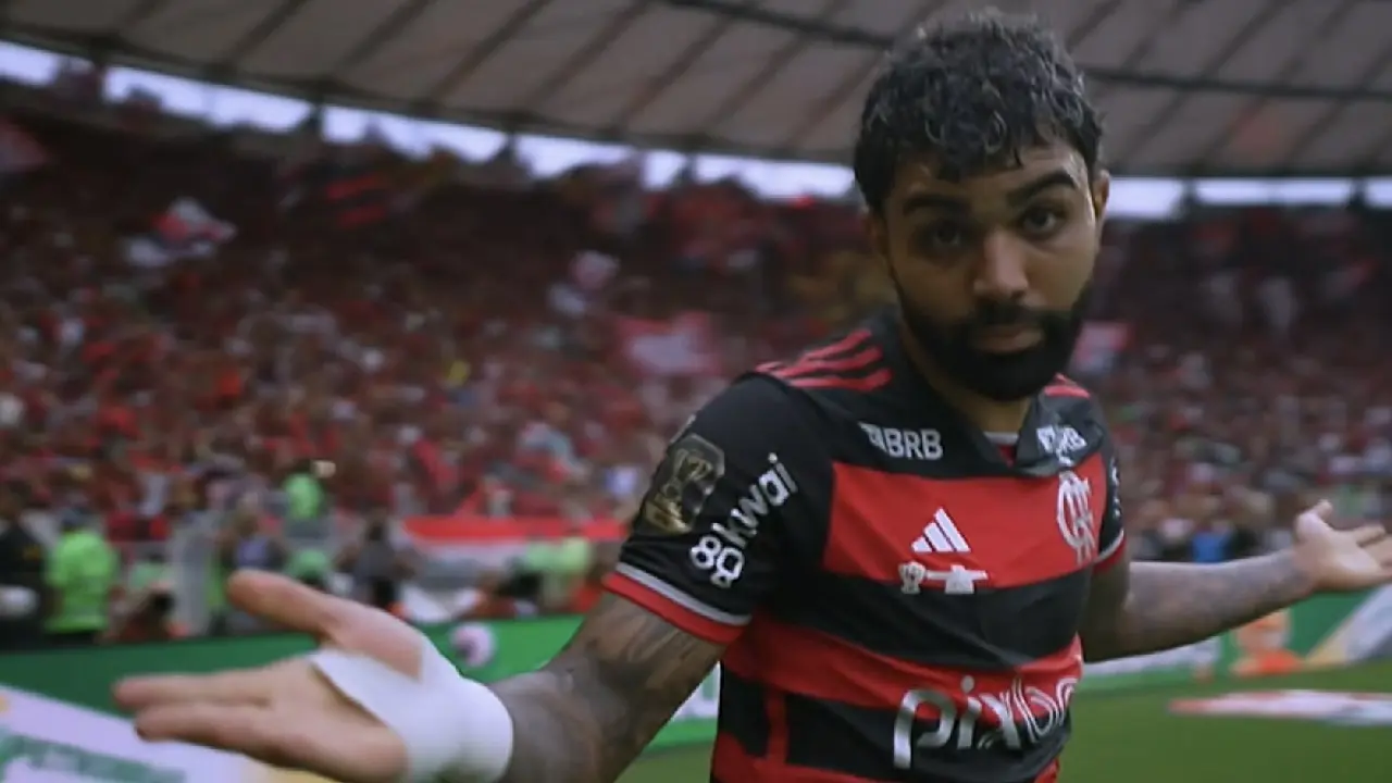 Gabigol marca 160º gol pelo Flamengo na final da Copa do Brasil - foto: reprodução