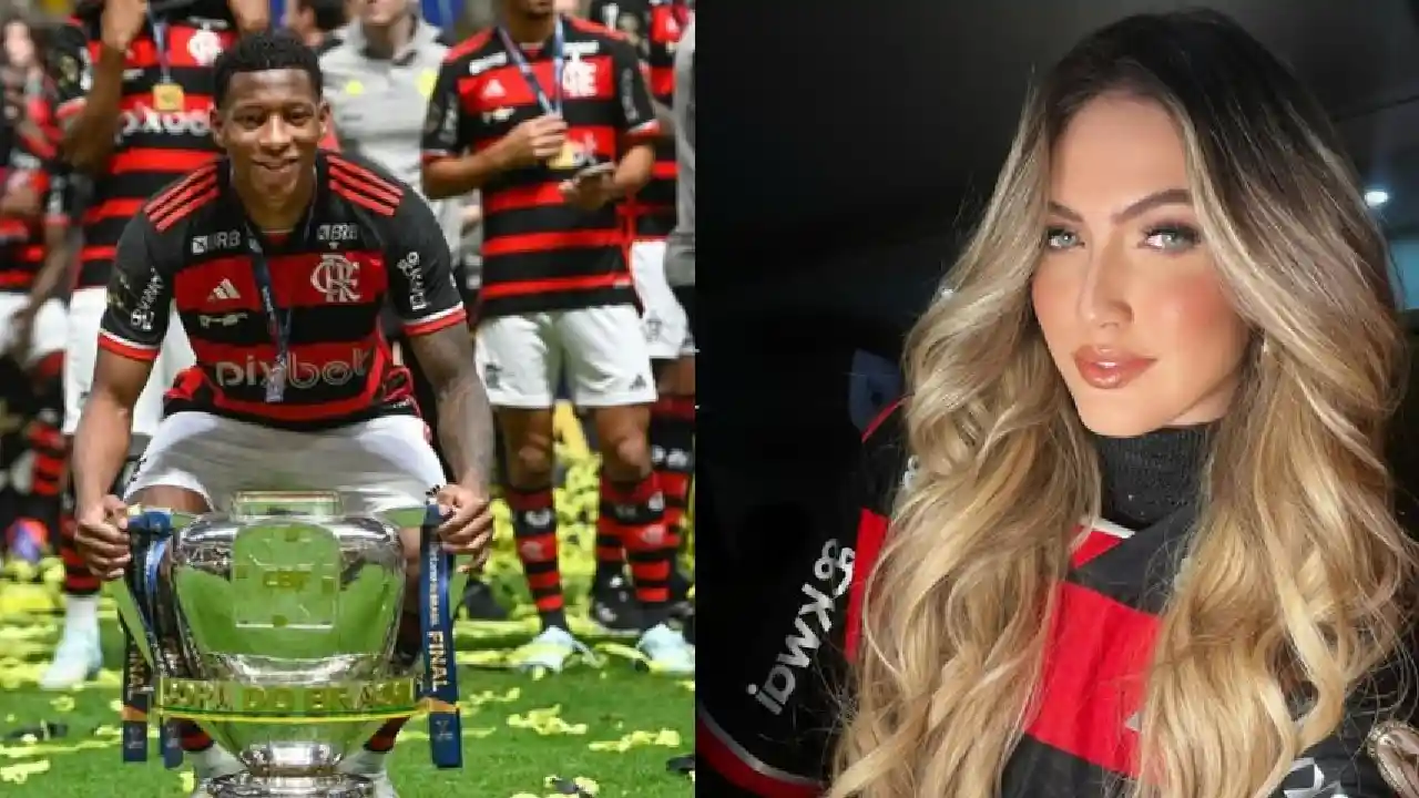 Gonzalo Plata dedica vitória do Flamengo à musa da Copa do Brasil, Maiara Porto, e conquista a torcida - foto: reprodução