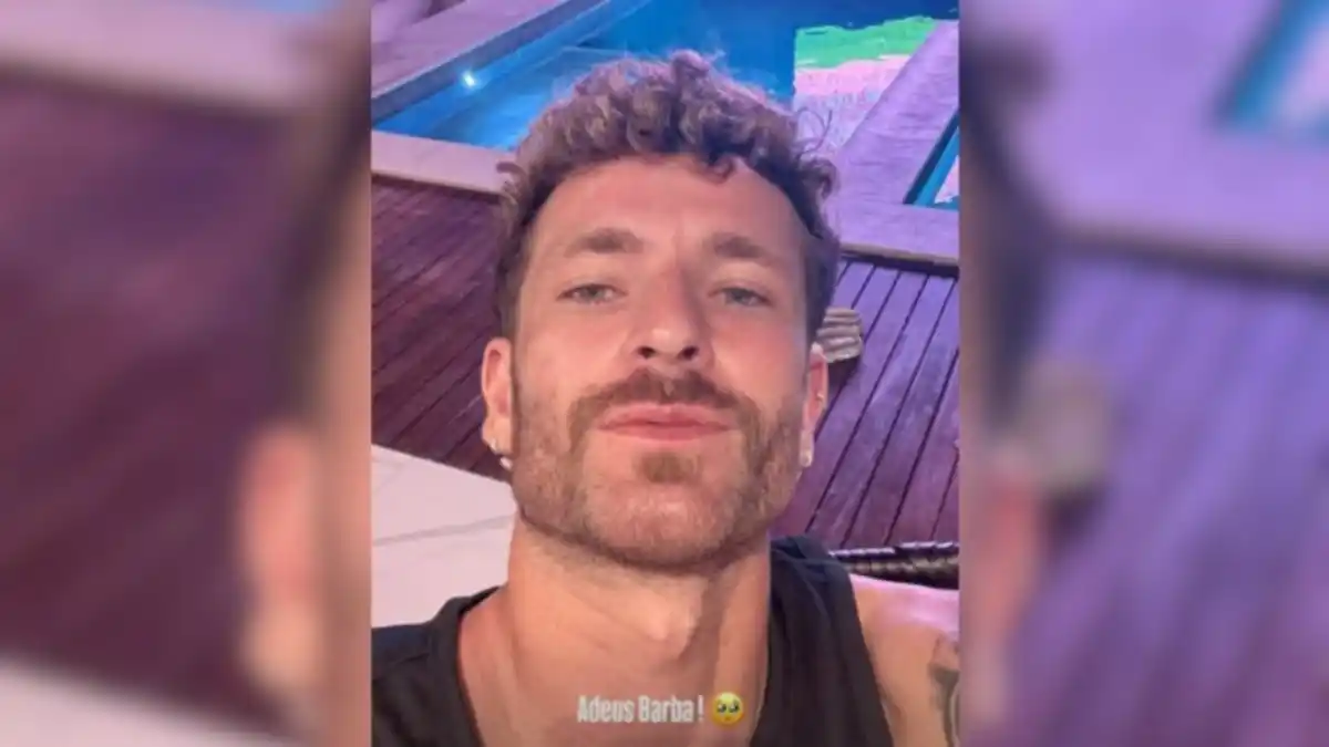 Léo Pereira tira a barba e faz Karoline Lima cair na gargalhada - Foto: Instagram/Léo Pereira