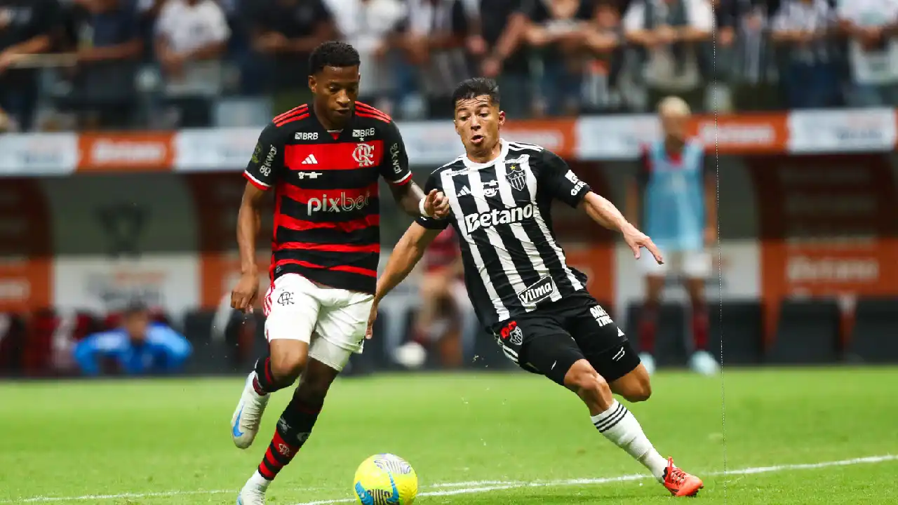 Flamengo enfrenta o Atlético-MG no Maracanã pela 25ª rodada do Brasileirão - foto: reprodução