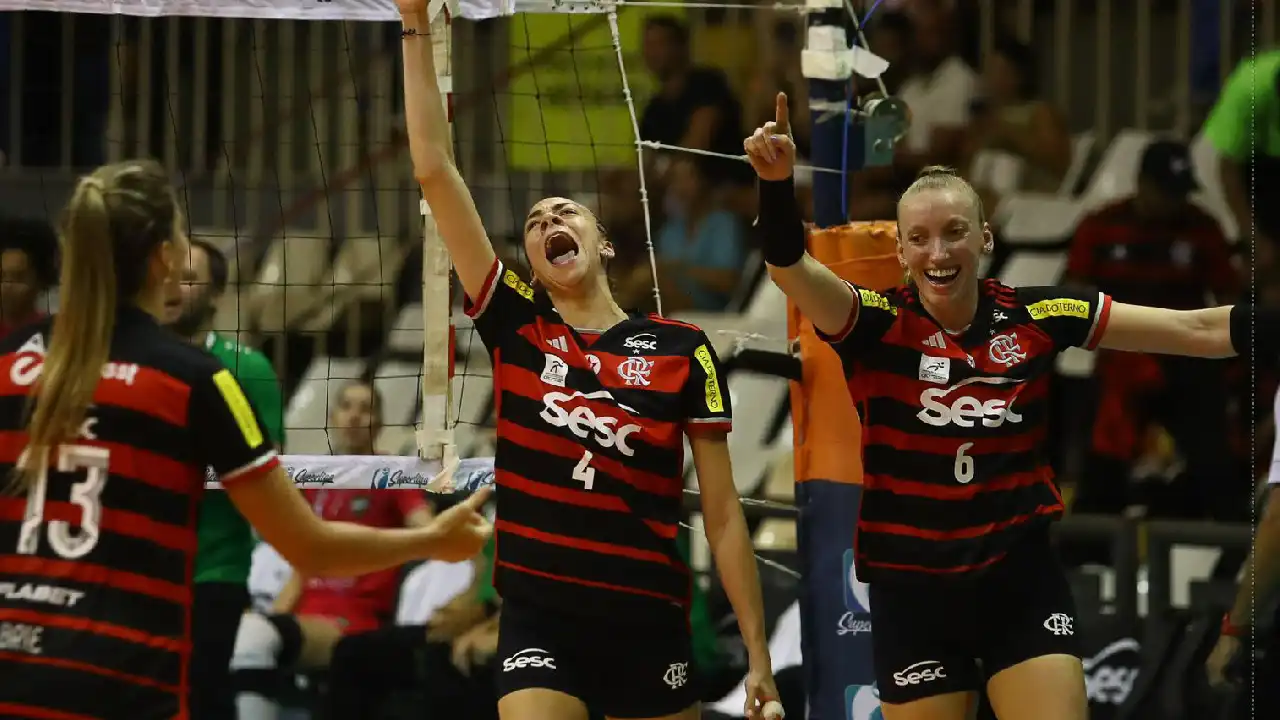 sesc rj flamengo enfrenta sesi bauru em confronto direto pela superliga feminina - foto: reprodução