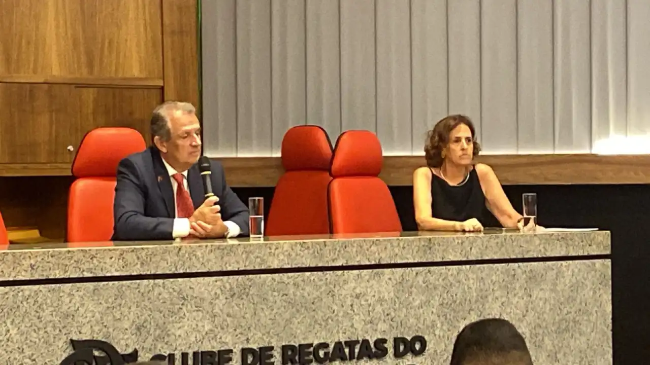 Presidente do Flamengo, Bap considera dar entrevista coletiva - Foto: Reprodução