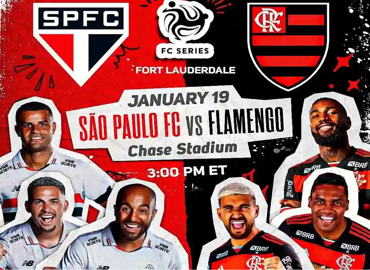 Flamengo x São Paulo terá transmissão no YouTube Reprodução/FC Series