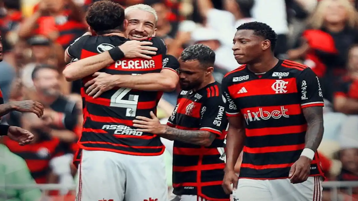 Flamengo encerra invencibilidade do Internacional (Reprodução/ Flamengo)