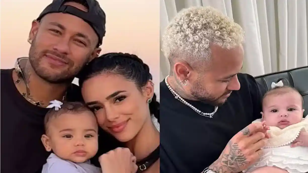 Neymar compartilha interação de Mavie e Helena (Reprodução: Instagram)