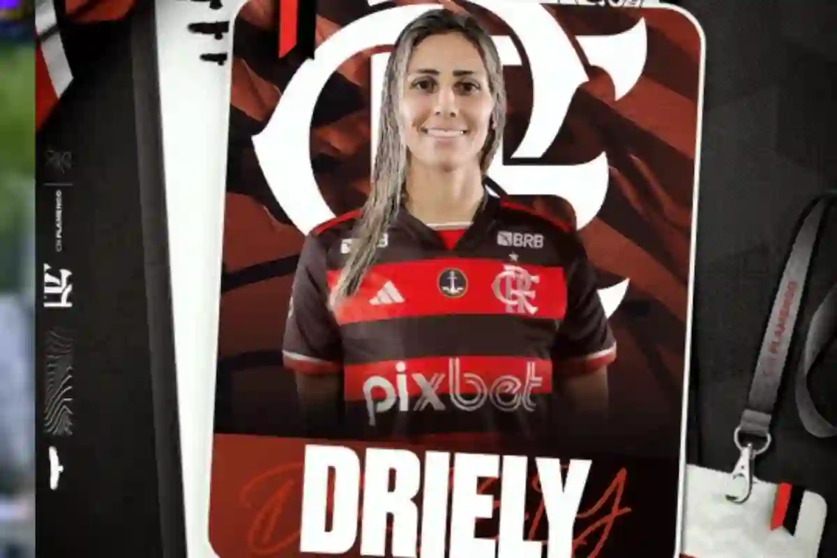 Driely é o sexto reforço do Flamengo ( Foto: Flamengo ) 