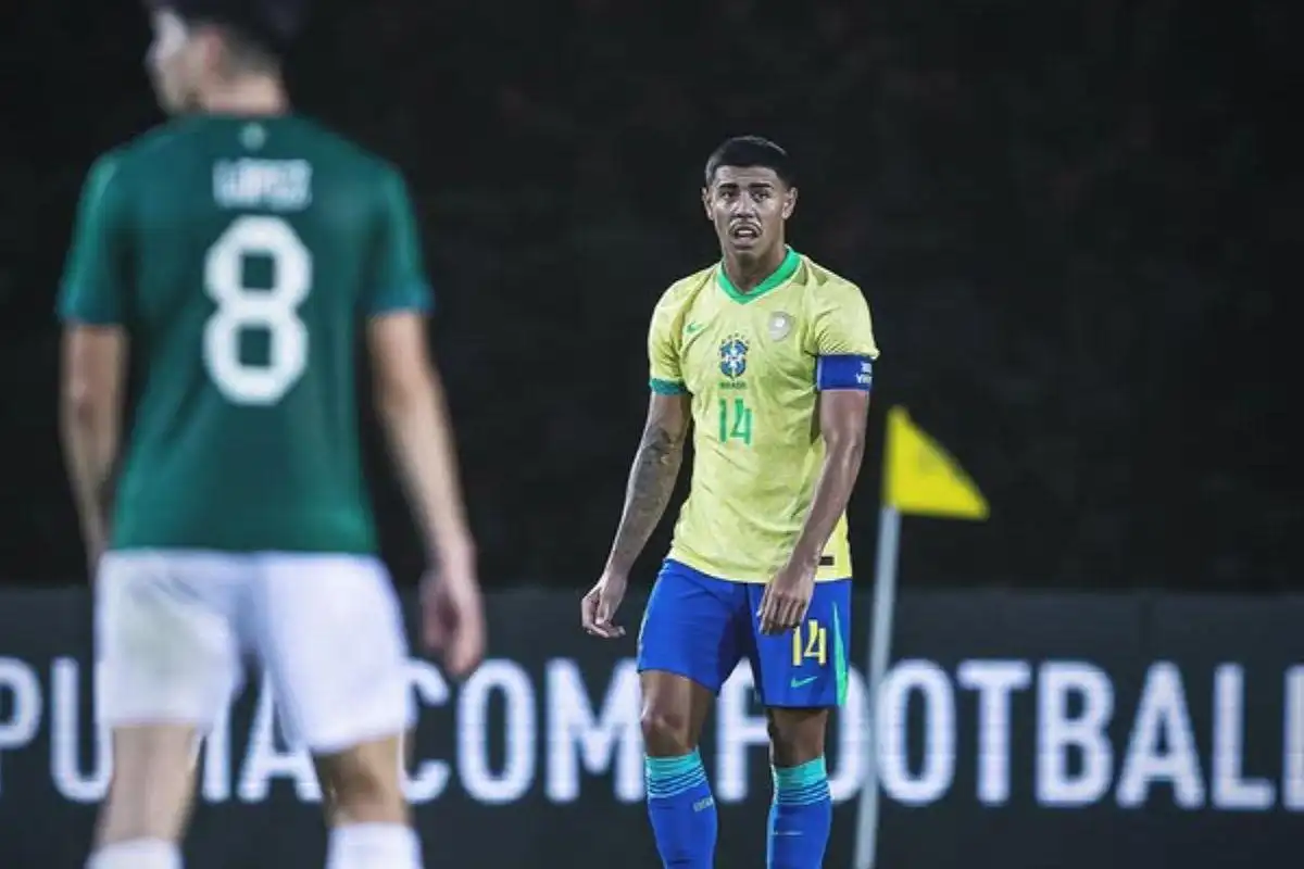 Zagueiro do Flamengo, Iago vira titular da Seleção Brasileira Sub-20 - Foto: Reprodução/Instagram