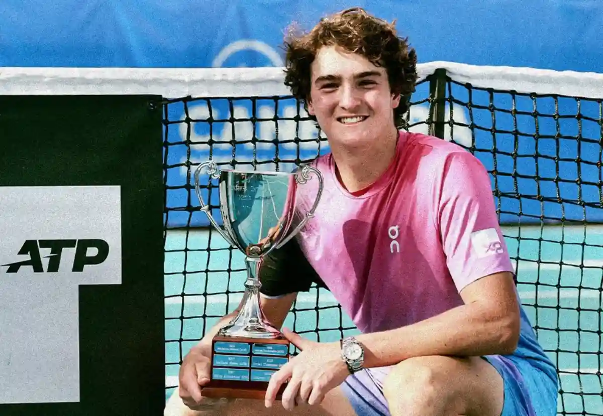 Torcedor do Flamengo, João Fonseca é campeão na Austrália - Foto: Reprodução/ATP