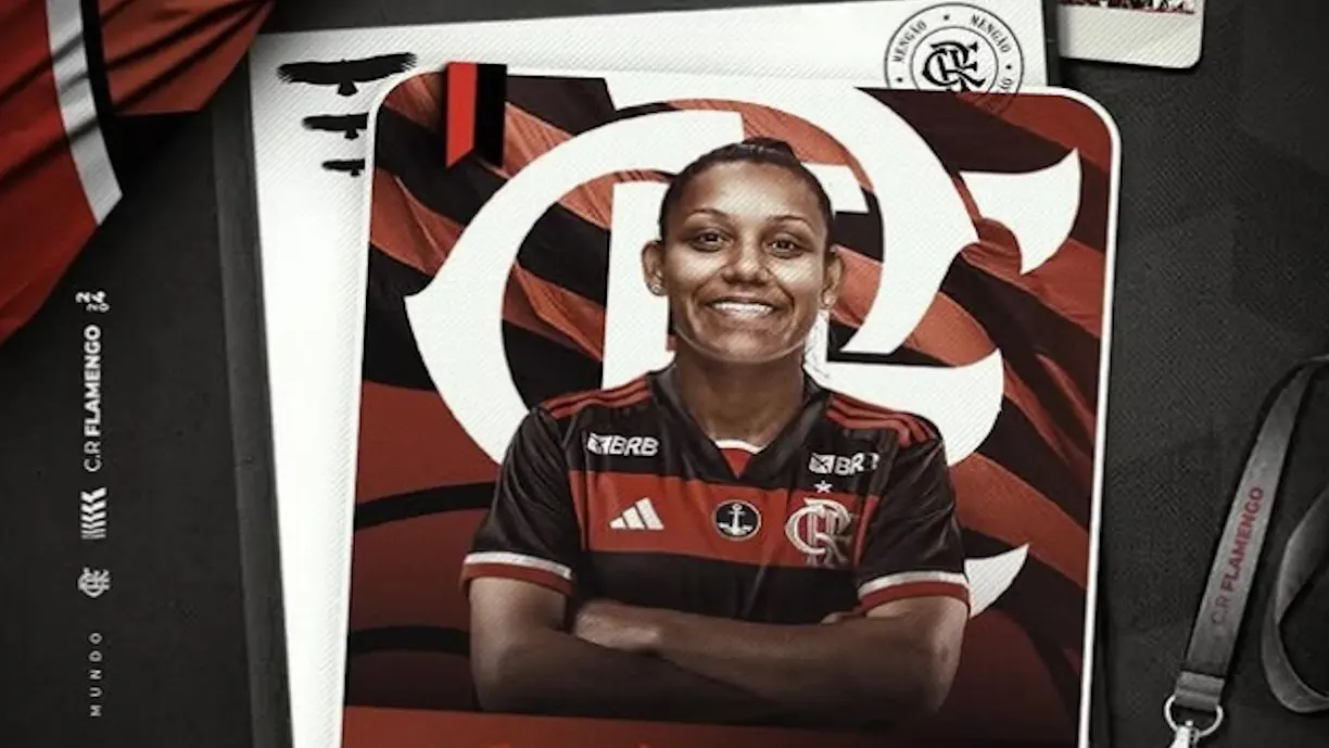 Flamengo anuncia contratação de volante (Reprodução/ Flamengo)