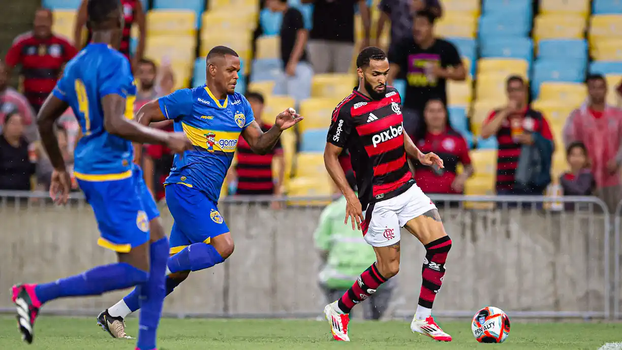 Sampaio Corrêa defender explains defeat to Flamengo (Reproduction/ Flamengo)