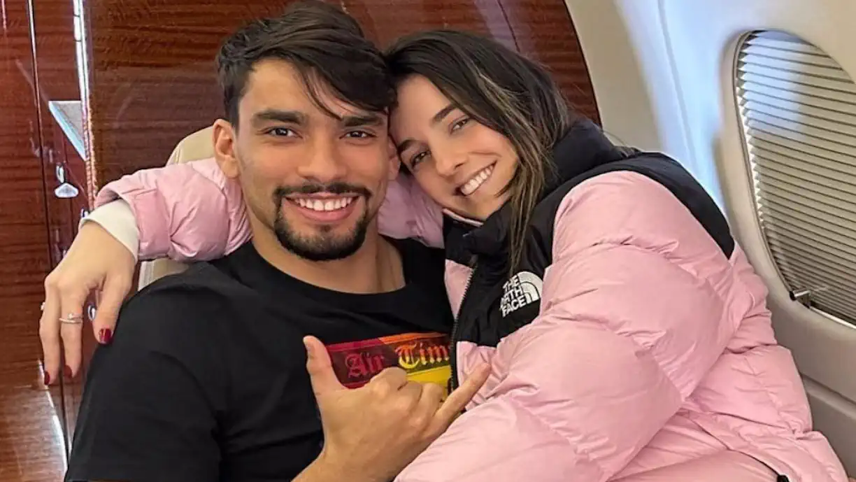 Lucas Paquetá causa polêmica com a esposa nas redes sociais (Reprodução/ Instagram)