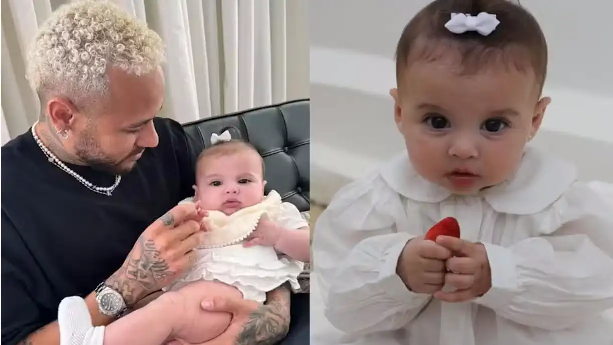 Neymar publica foto de Helena após falar sobre convivência com a filha