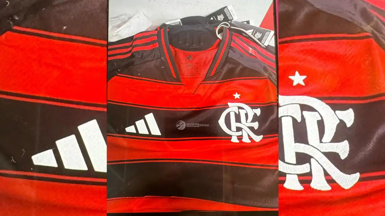 Camisa do Flamengo 2025 vaza antes do lançamento oficial - foto: reprodução