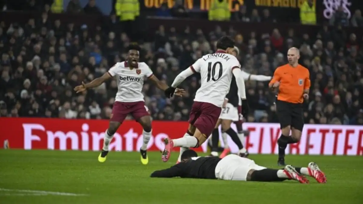 Ex-Flamengo, Paquetá não impede eliminação do West Ham - Foto: Reprodução/West Ham