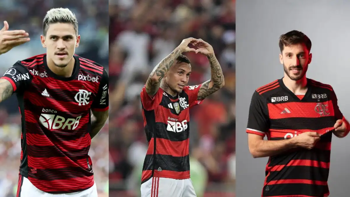 Fisioterapeuta atualiza situações de Pedro, Cebolinha e Viña no Flamengo - Foto: Reprodução