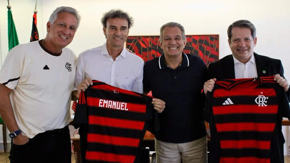 Presidente do Flamengo recebe dirigentes do COB para discutir expansão nos esportes olímpicos do Brasil (Reprodução/ Flamengo)