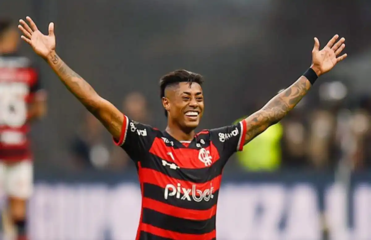 Bruno Henrique, do Flamengo, chegou à marca de 100 gols com o Manto Sagrado no confronto de volta da semifinal do Campeonato Carioca ( Reprodução/ Flamengo)