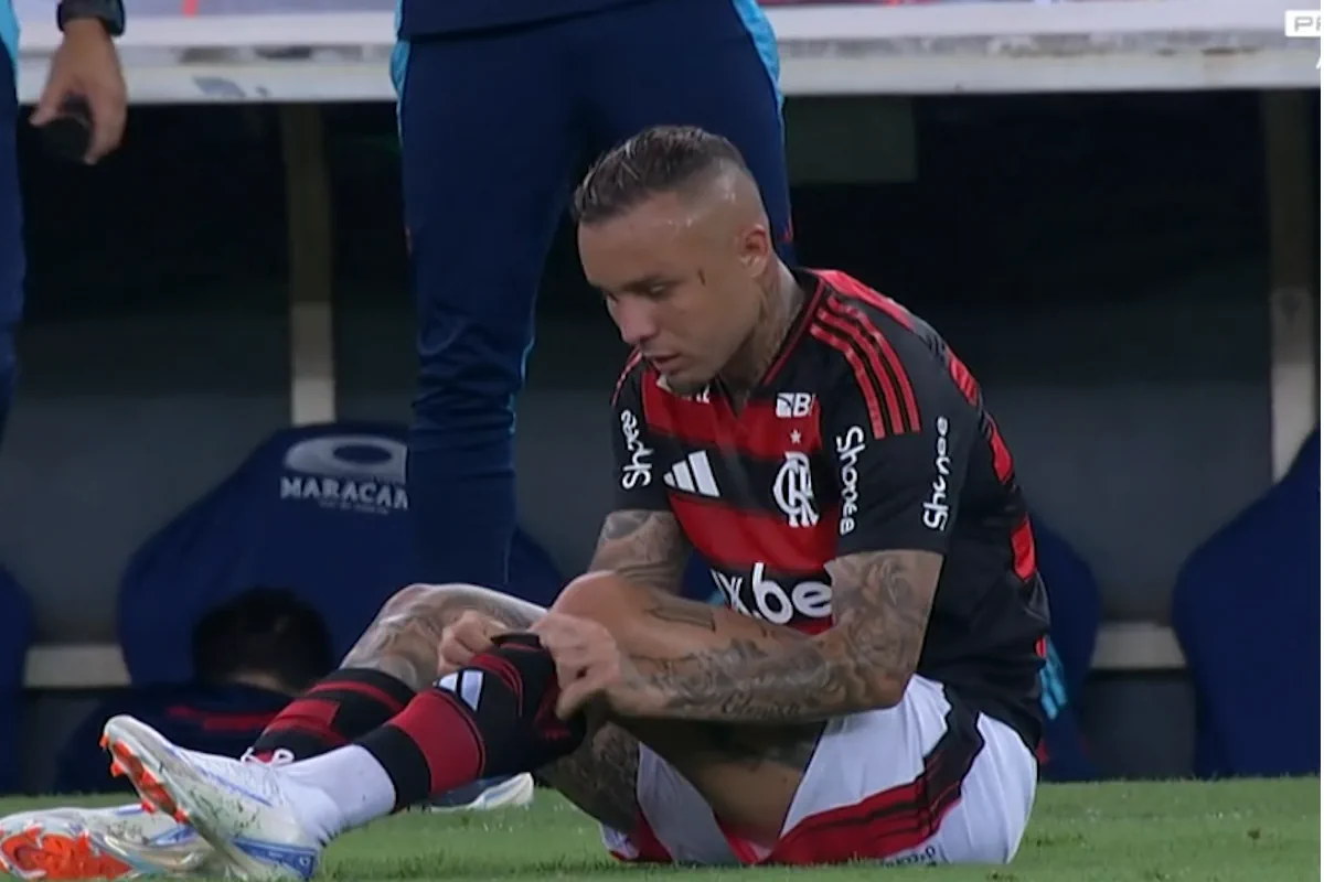  Everton Cebolinha pode desfalcar o Mengão na semifinal contra o Vasco devido a lesão muscular na temporada atual ( Foto/ Flamengo ) 