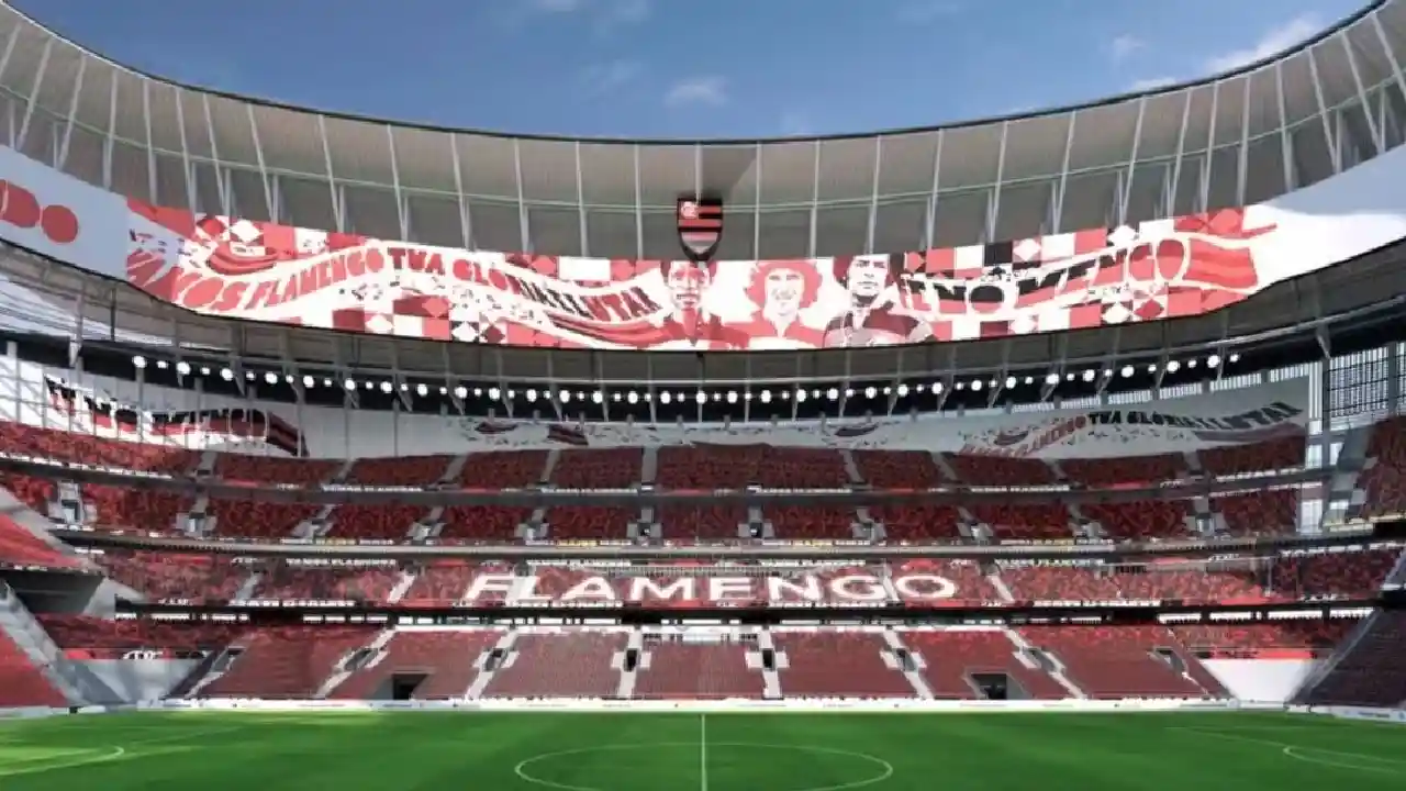 O novo estádio do Flamengo pode custar mais de R$ 3 bilhões e promete ser uma das arenas mais modernas do Brasil - foto: reprodução