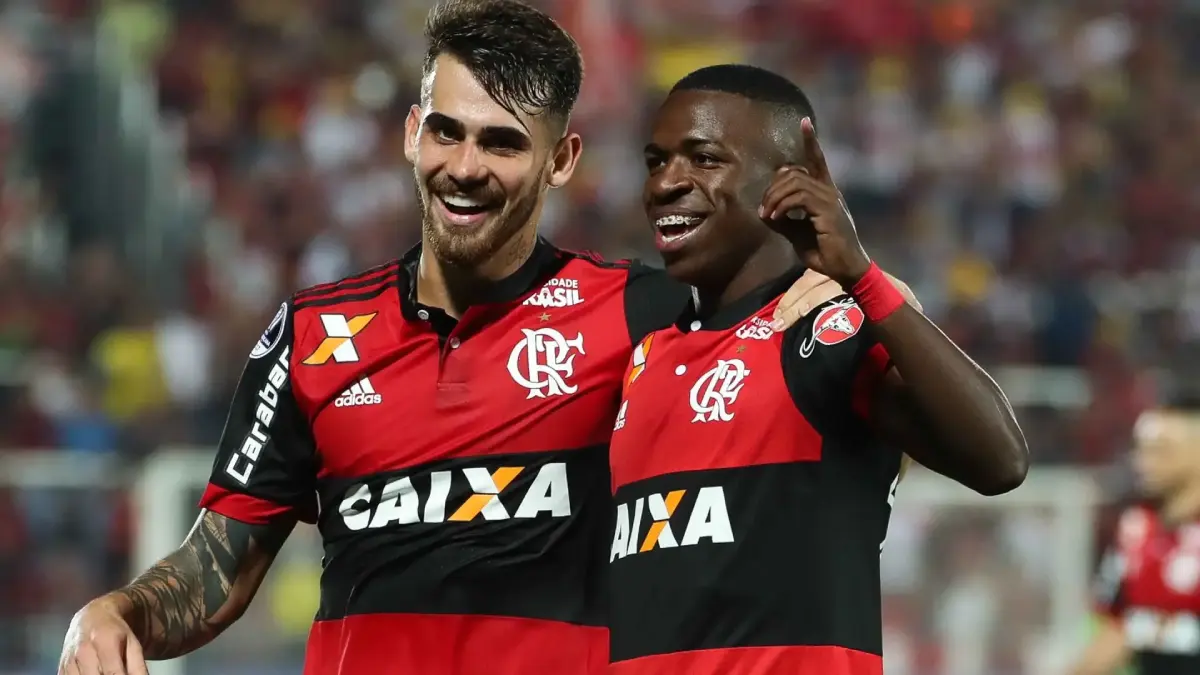 Felipe Vizeu se declara ao Flamengo na véspera da Supercopa do Brasil diante do Botafogo - Foto: Gilvan de Souza/Flamengo