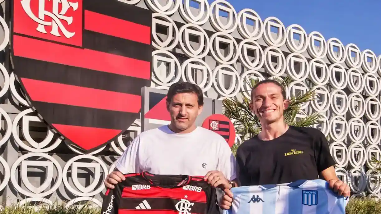 Racing finaliza preparação para confronto contra o Botafogo pela Recopa Sul-Americana no CT do Flamengo ( Reprodução/Racing)