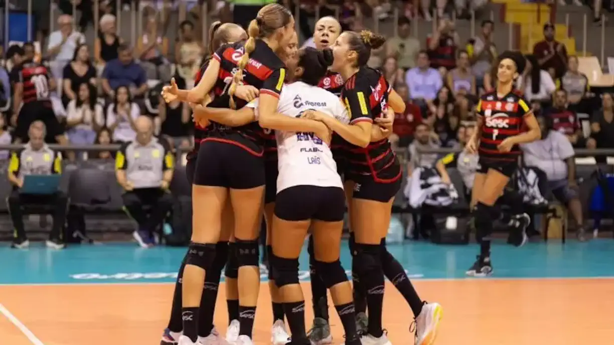 Sesc Flamengo enfrenta Mackenzie em jogo decisivo para definir a classificação na Superliga Feminina de Vôlei - foto: reprodução