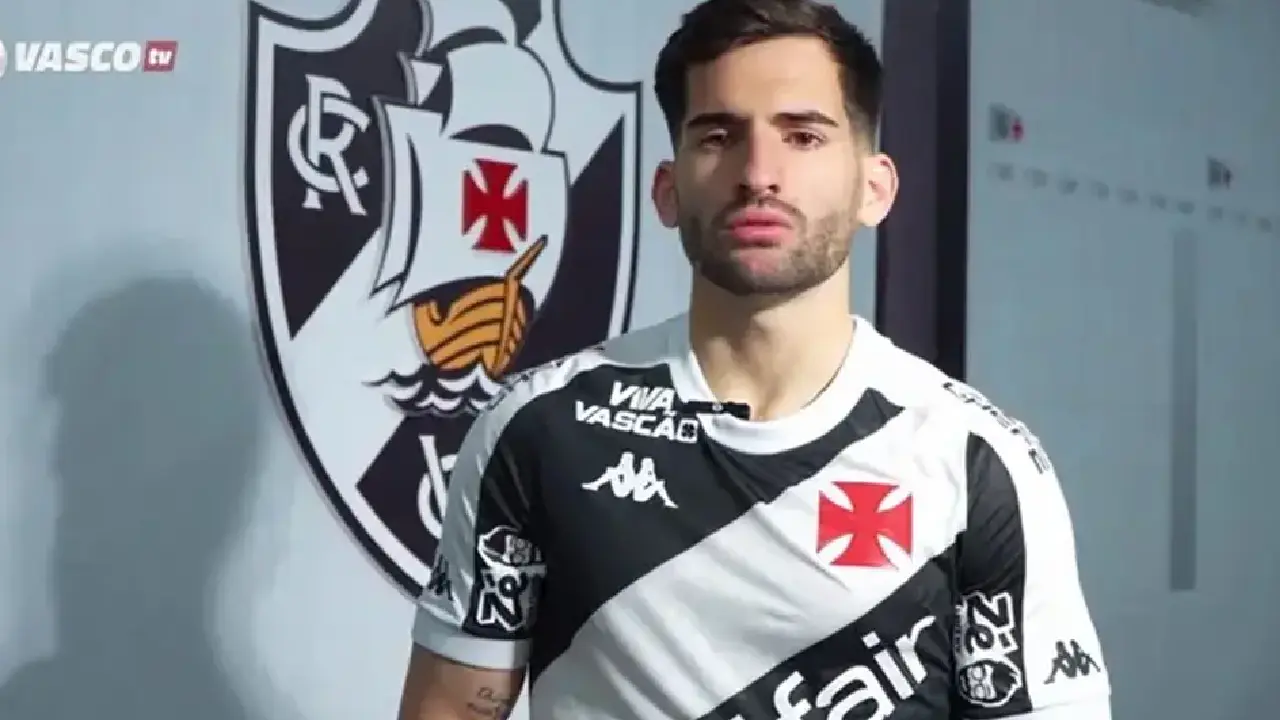 Benjamín Garré pode estrear pelo Vasco contra o Flamengo na semifinal do Campeonato Carioca, após ser regularizado - foto: reprodução