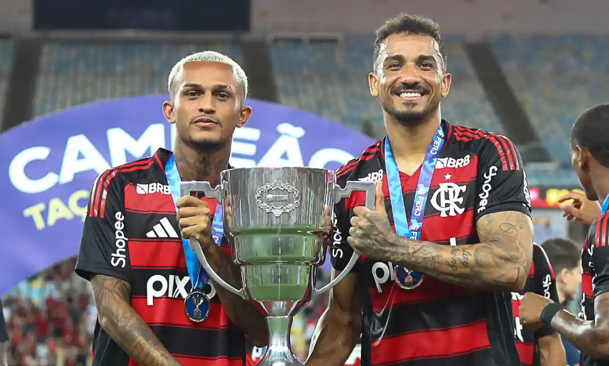 Flamengo encara o Fluminense na decisão do Carioca, enfrentando baixas no elenco e ajustes na equipe para o clássico - foto; reprodução