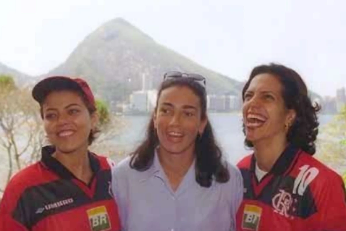 Leila, Isabel e Virna, 3 mulheres que representaram como ninguém o manto sagrado do Flamengo. Foto: Reprodução