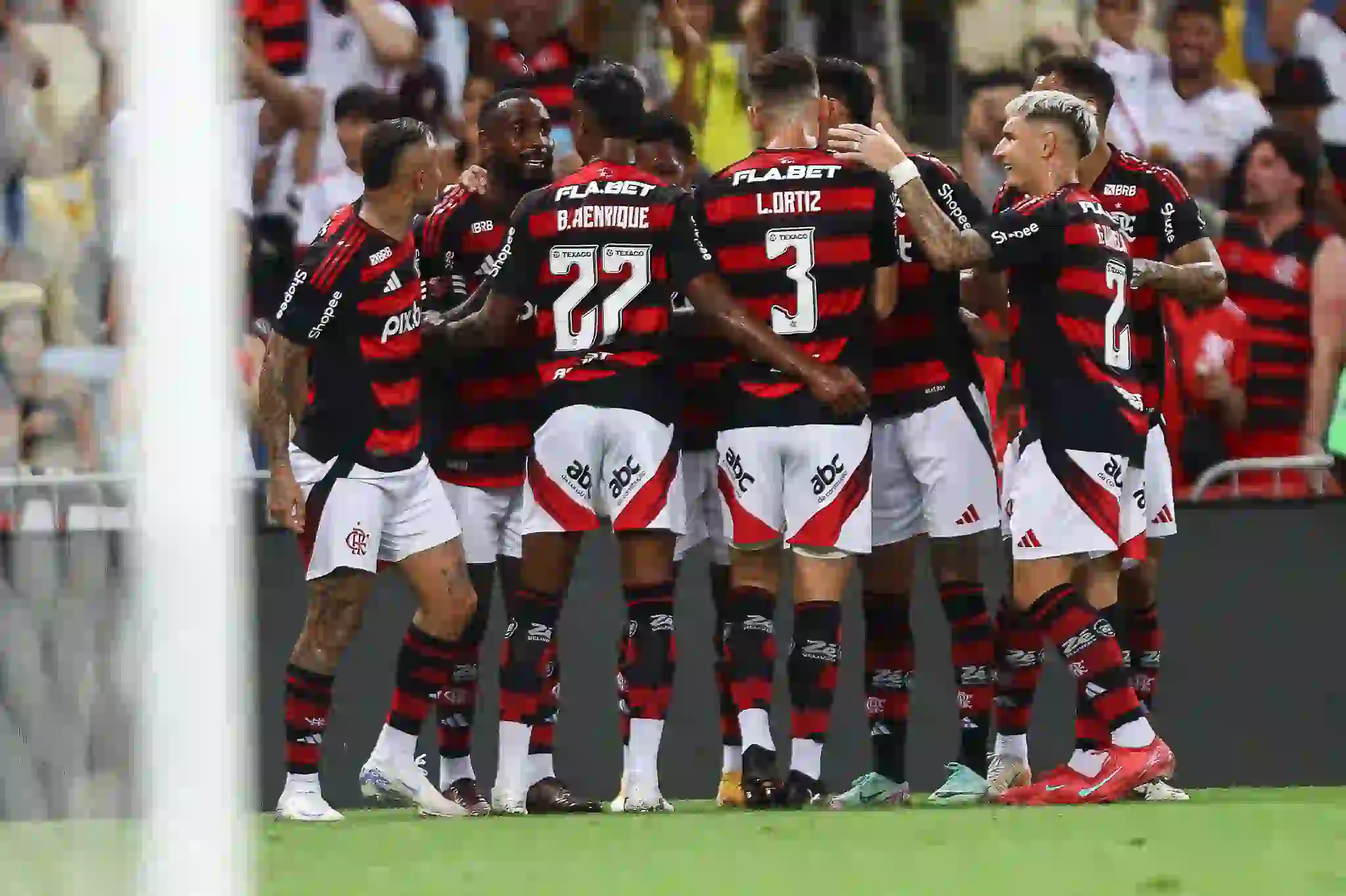 O rubro-negro carioca tem o confronto decisivo pela vaga na grande final do cariocão contra o Vasco neste sábado. Foto: Gilvan de Souza/CRF