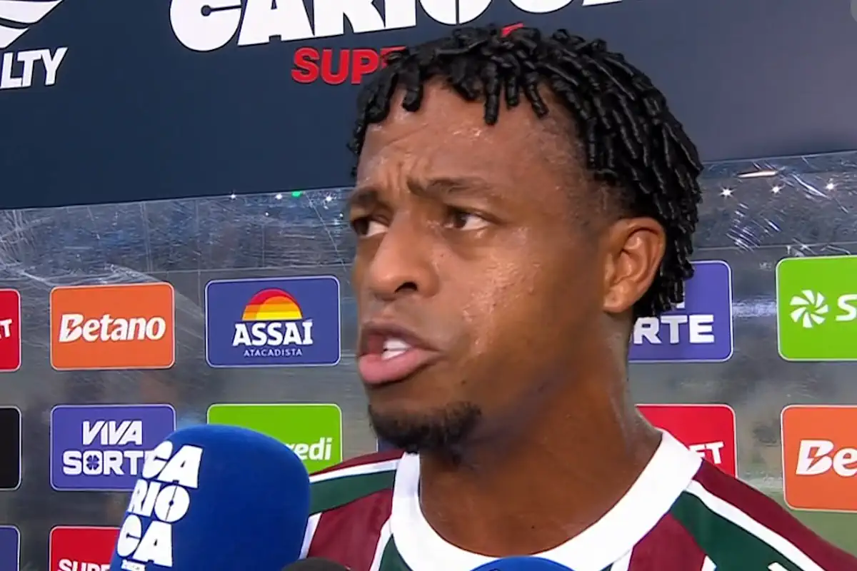 Keno, atacante do Fluminense, disse que o time lutará pelo título no próximo domingo (16) ( Reprodução/ SporTV)