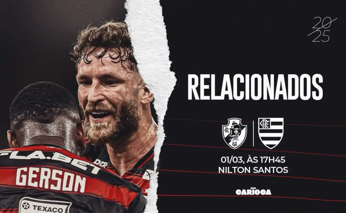 Flamengo divulga lista de relacionados e confirma que jogadores serão poupados